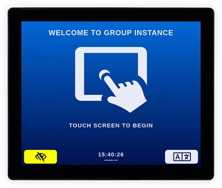 Terminal screen example